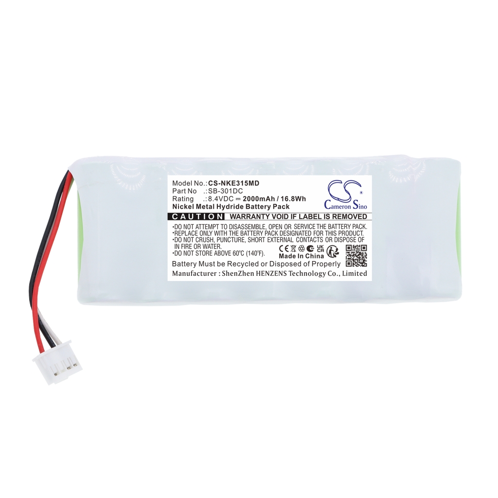 Akku yhteensopiva Nihon Kohden CS-NKE315MD