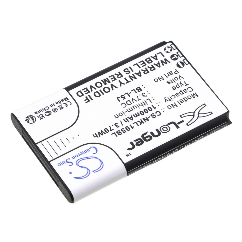 Yhteensopiva akun vaihto Nokia BL-L5J