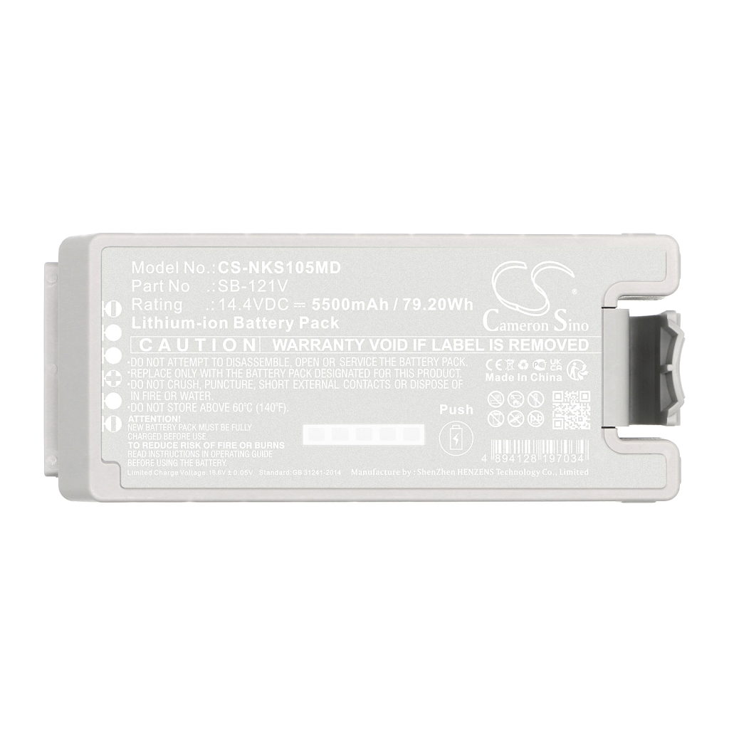 Akku yhteensopiva Nihon Kohden CS-NKS105MD
