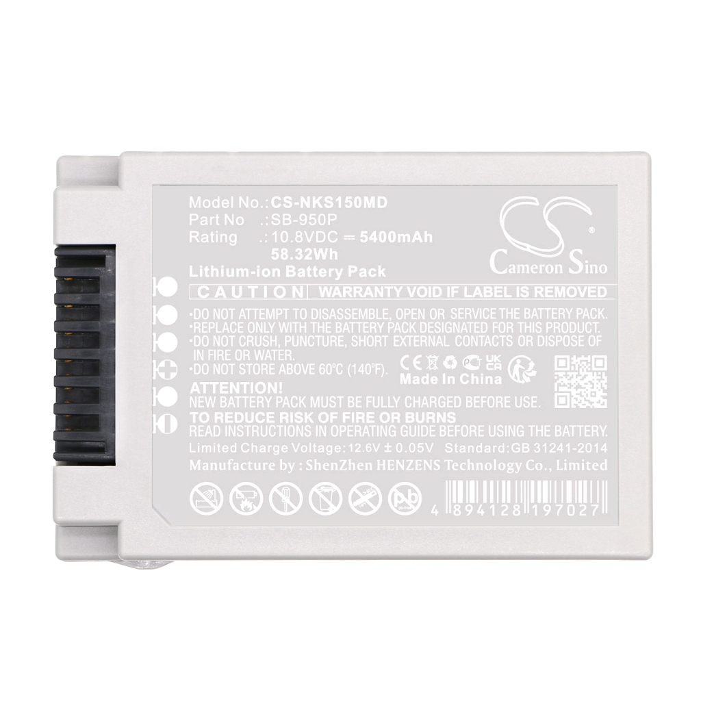Akku Korvaa SB-950P-CL