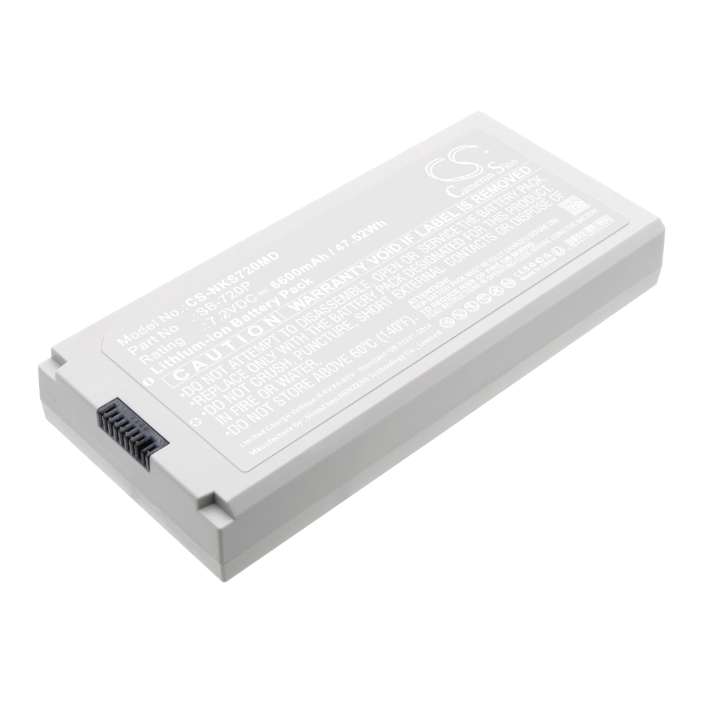 Akku yhteensopiva Nihon Kohden CS-NKS720MD