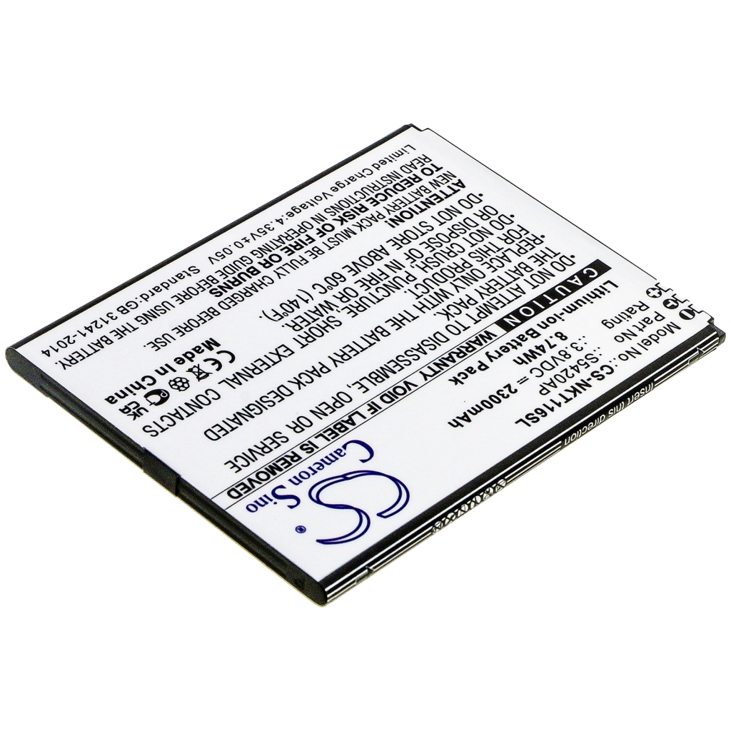 Yhteensopiva akun vaihto Nokia S5420AP