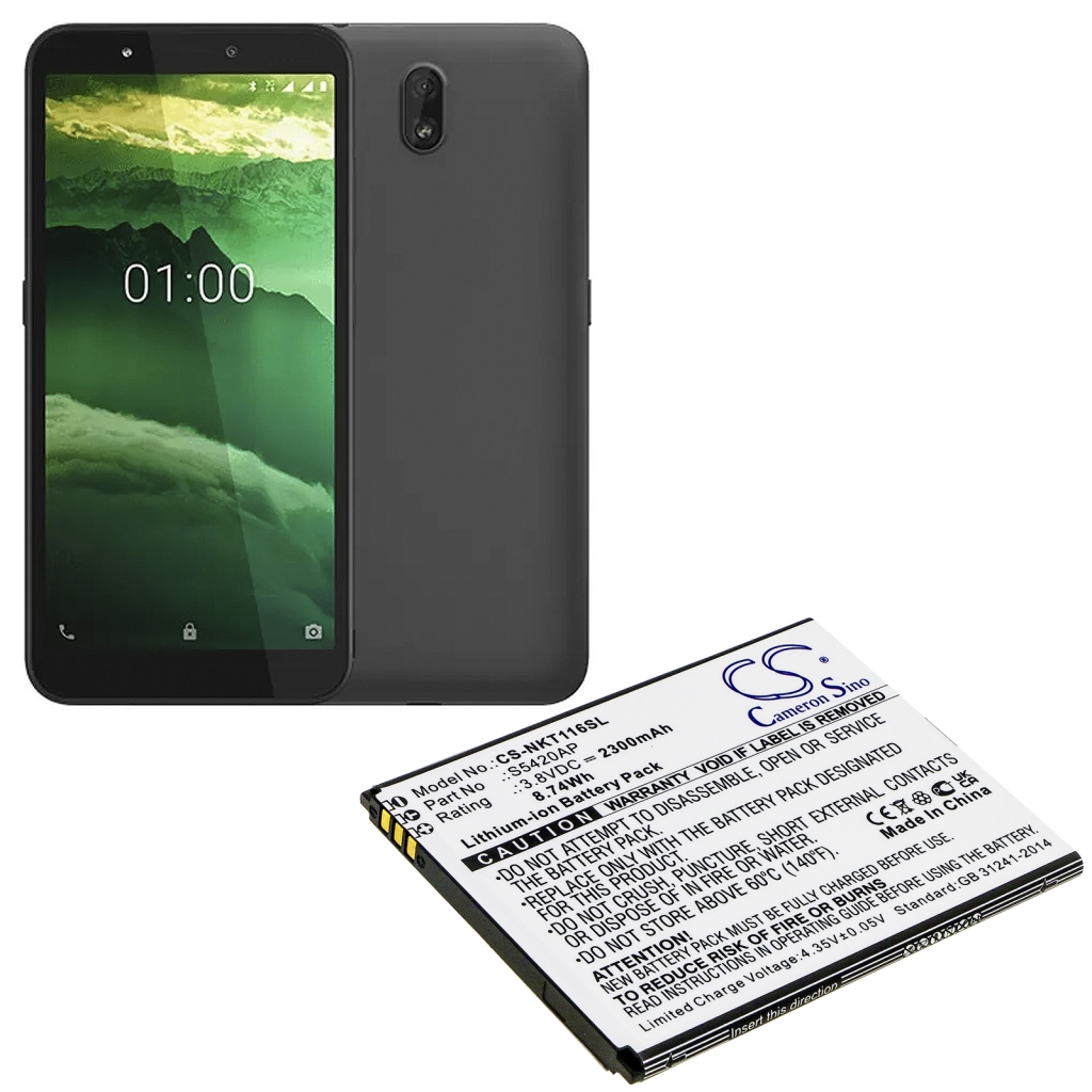 Yhteensopiva akun vaihto Nokia S5420AP
