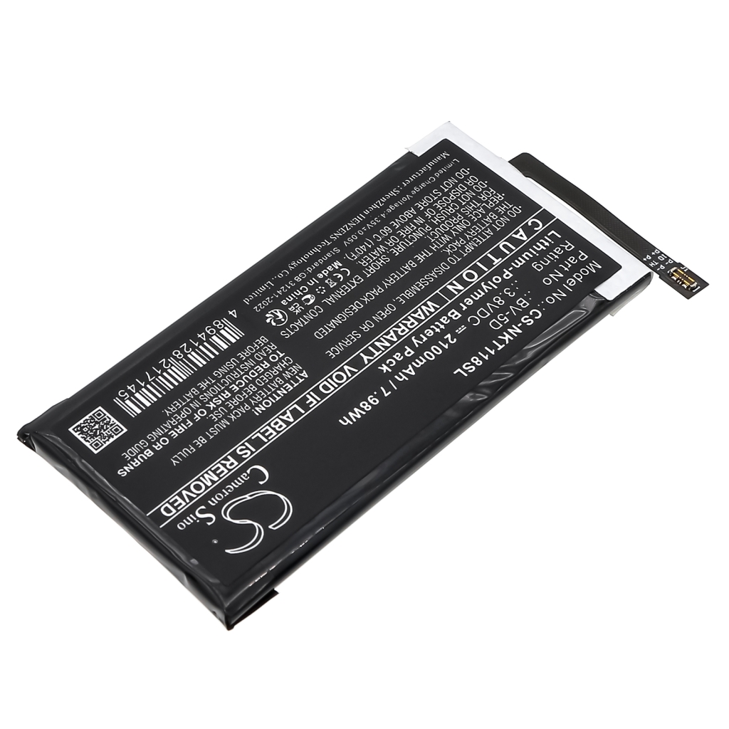Yhteensopiva akun vaihto Nokia BPCNTBY001B,BV-5D