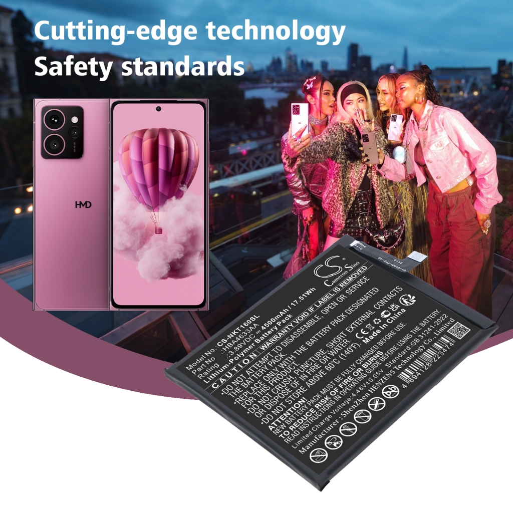 Matkapuhelimen akku Hmd TA-1600 (CS-NKT160SL)