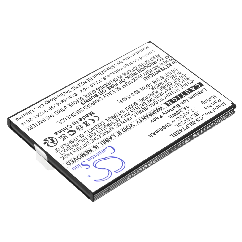Yhteensopiva akun vaihto Newland BL74V20L