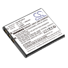 Yhteensopiva akun vaihto CASIO NP-120,NP-120DBA