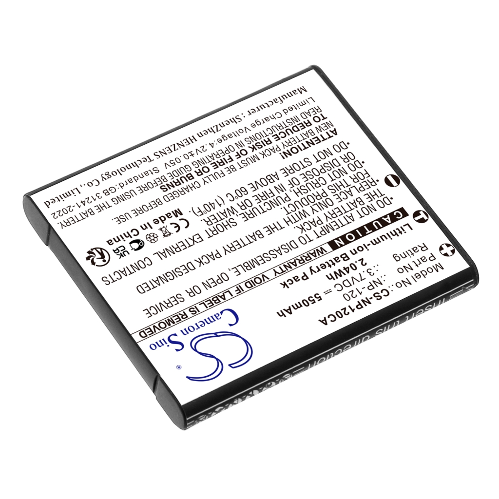 Kameran akku Toshiba CS-NP120CA