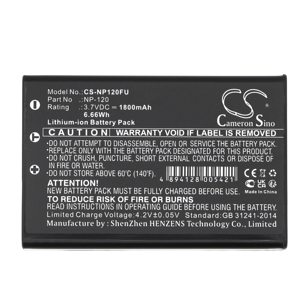 Kameran akku Insignia CS-NP120FU