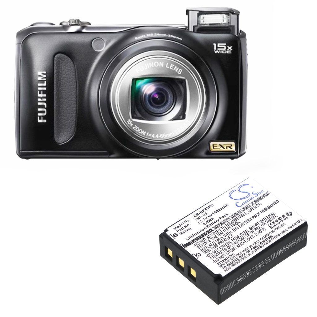 Yhteensopiva akun vaihto FUJIFILM NP-85