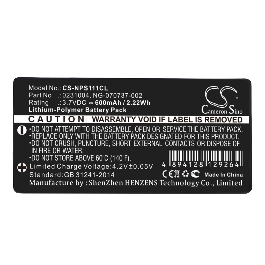 Akut Langattoman puhelimen akku CS-NPS111CL