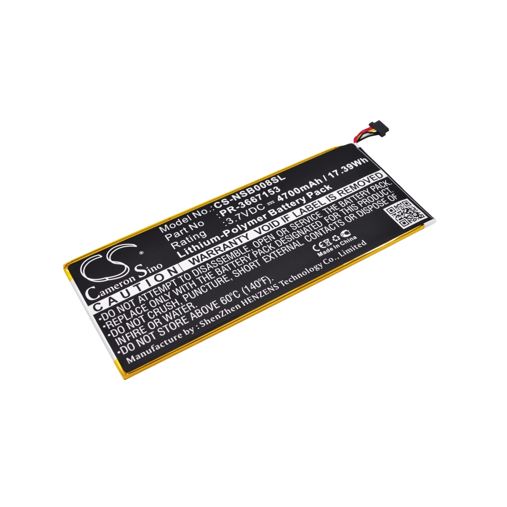 Akut Tabletin akku CS-NSB008SL