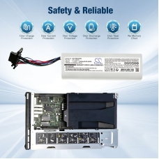 Yhteensopiva akun vaihto Netapp 271-00046