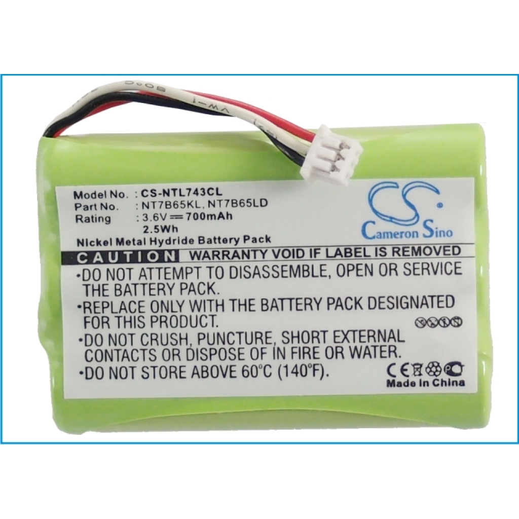 Langattoman puhelimen akku Avaya 7440 (CS-NTL743CL)
