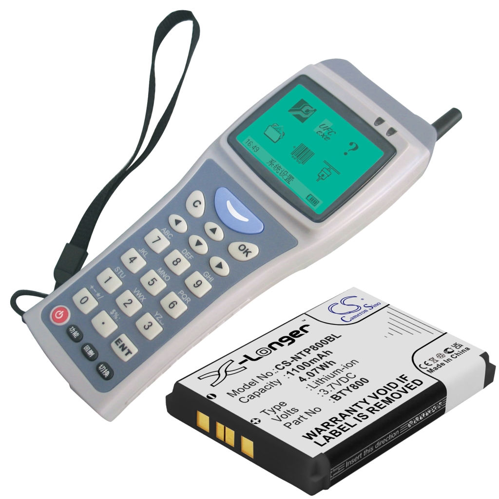 Akut Viivakoodinlukijan akku CS-NTP800BL