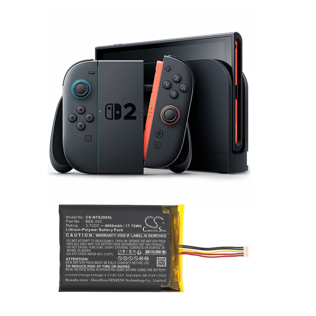 Pelien, PSP:n, NDS:n akku Nintendo CS-NTS200SL