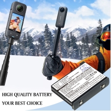 Yhteensopiva akun vaihto Insta360 CINAQBT/A