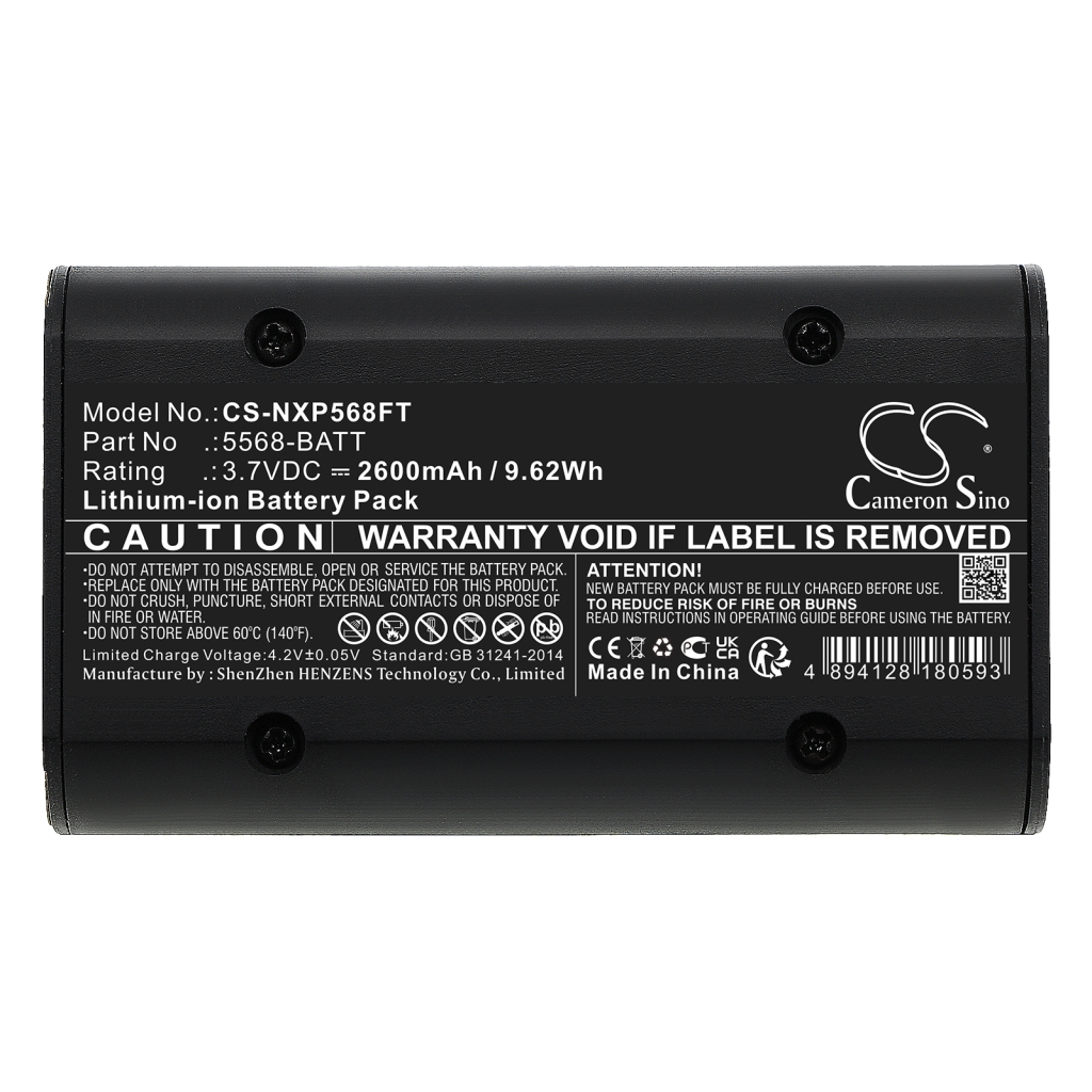 Yhteensopiva akun vaihto Nightstick 5568-BATT
