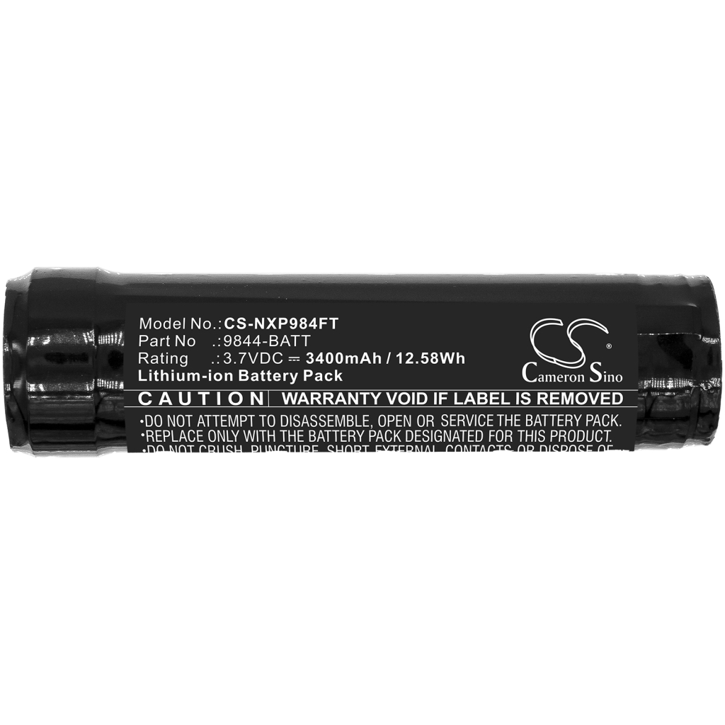 Yhteensopiva akun vaihto Nightstick 9844-BATT