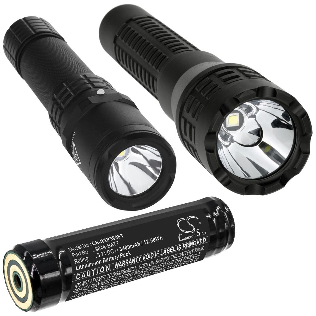 Yhteensopiva akun vaihto Nightstick 9844-BATT