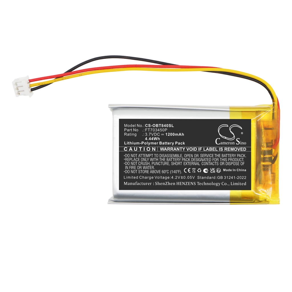 Akku yhteensopiva Orion CS-OBT840SL