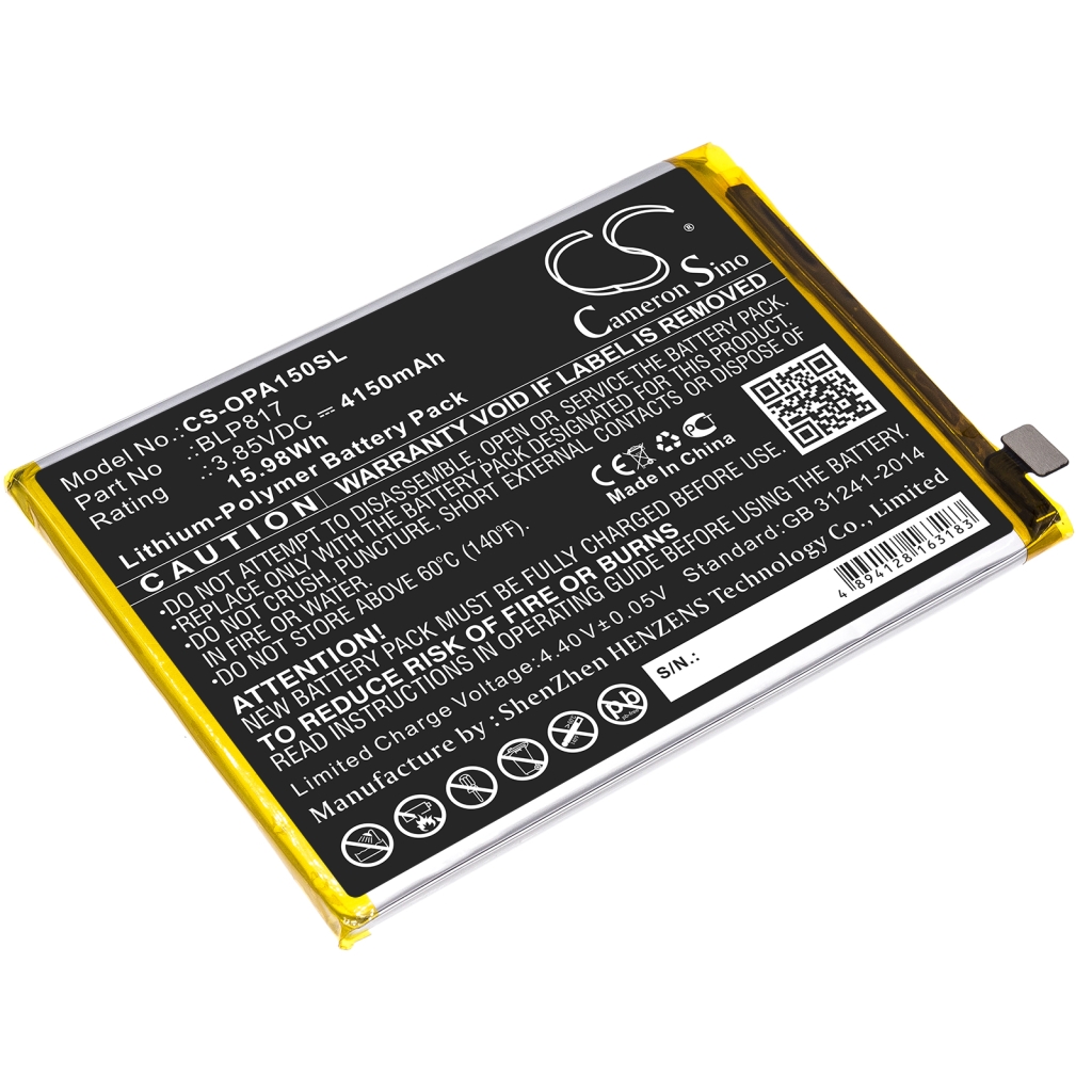 Yhteensopiva akun vaihto OPPO BLP817