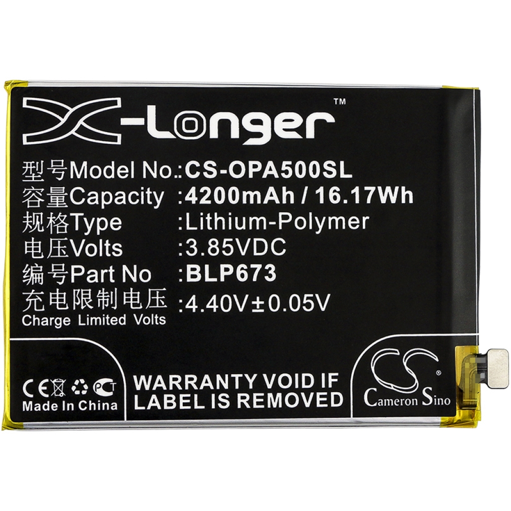 Yhteensopiva akun vaihto OPPO BLP673