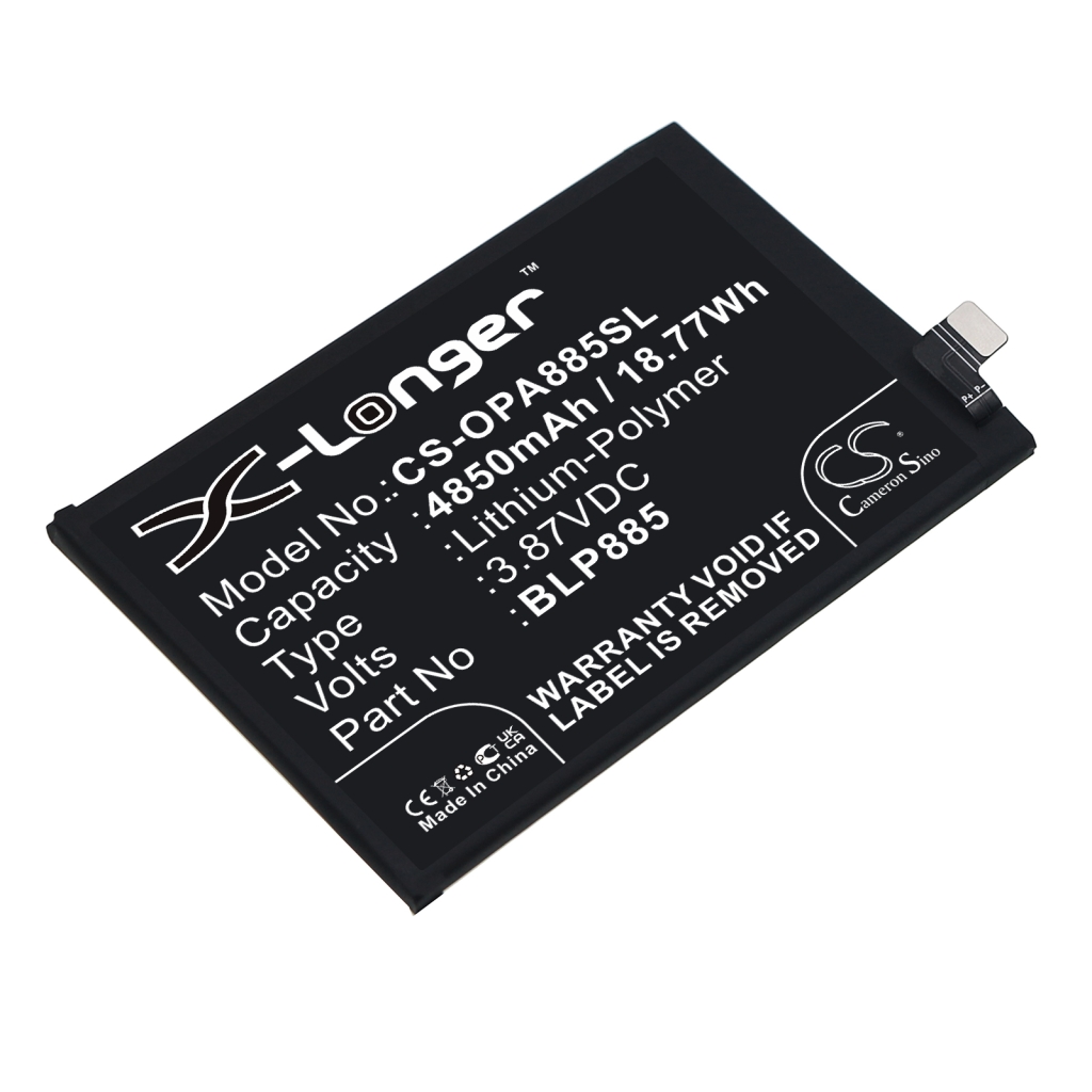 Yhteensopiva akun vaihto OPPO BLP885