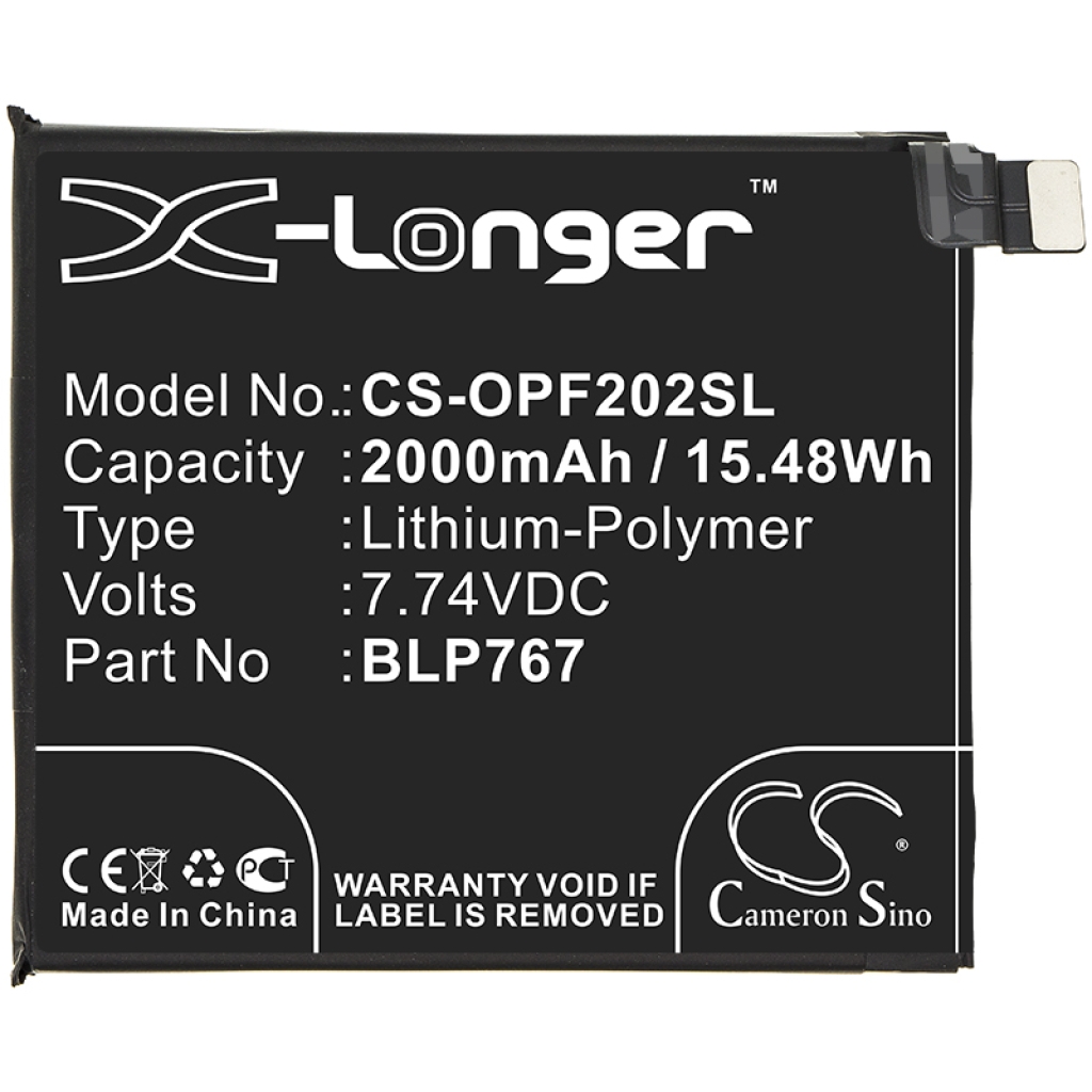Yhteensopiva akun vaihto OPPO BLP767