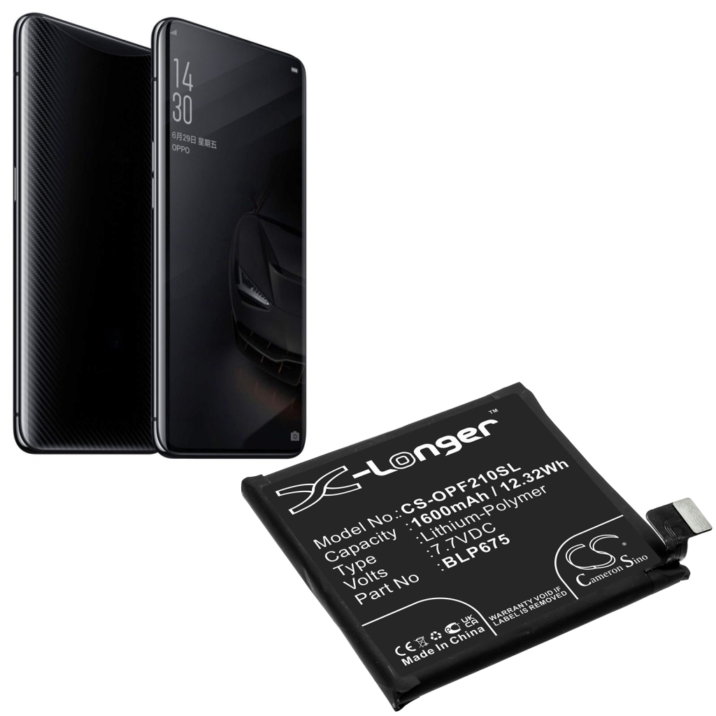 Yhteensopiva akun vaihto OPPO BLP675