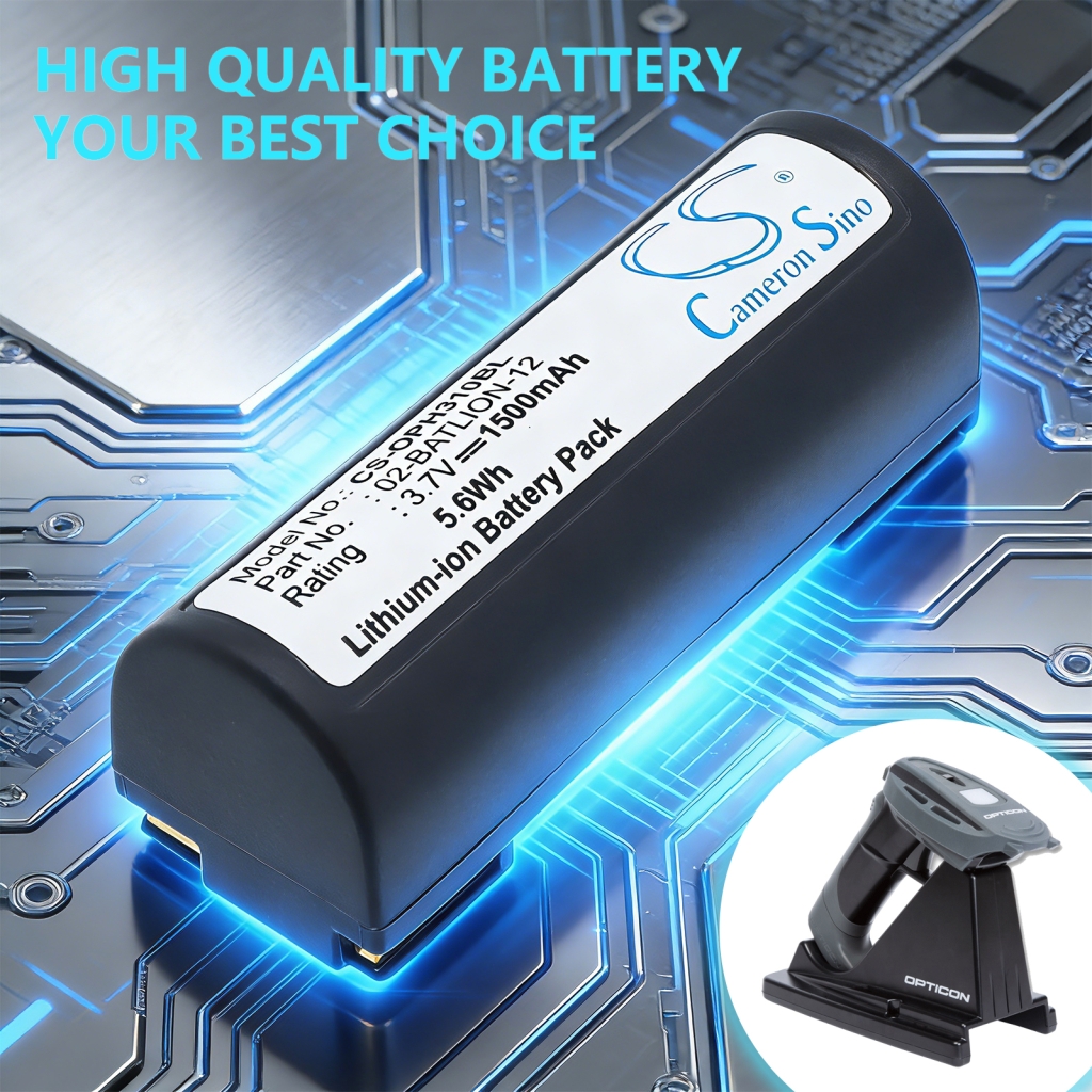 Battery compatible with Opticon CS-OPH310BL