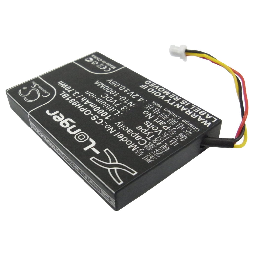 Yhteensopiva akun vaihto Opticon N10-1000MA