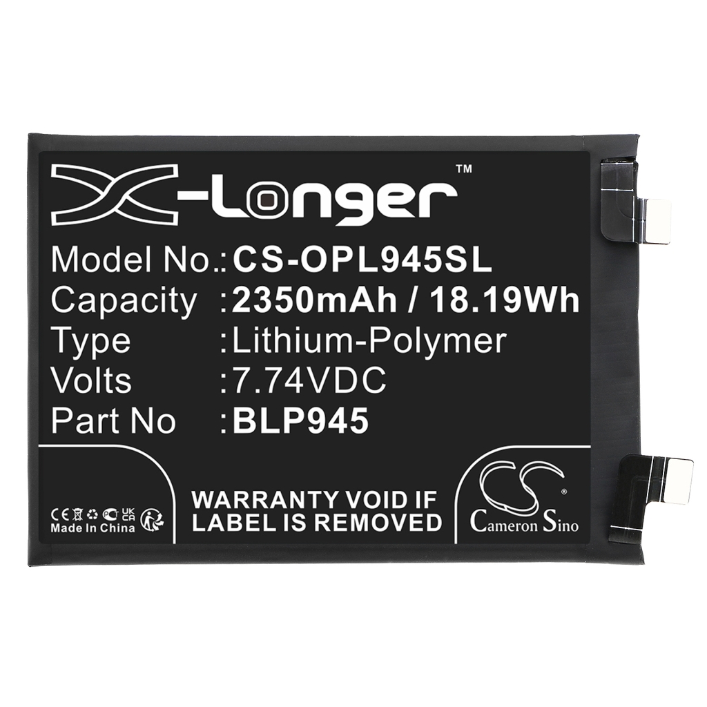 Yhteensopiva akun vaihto Oneplus BLP945