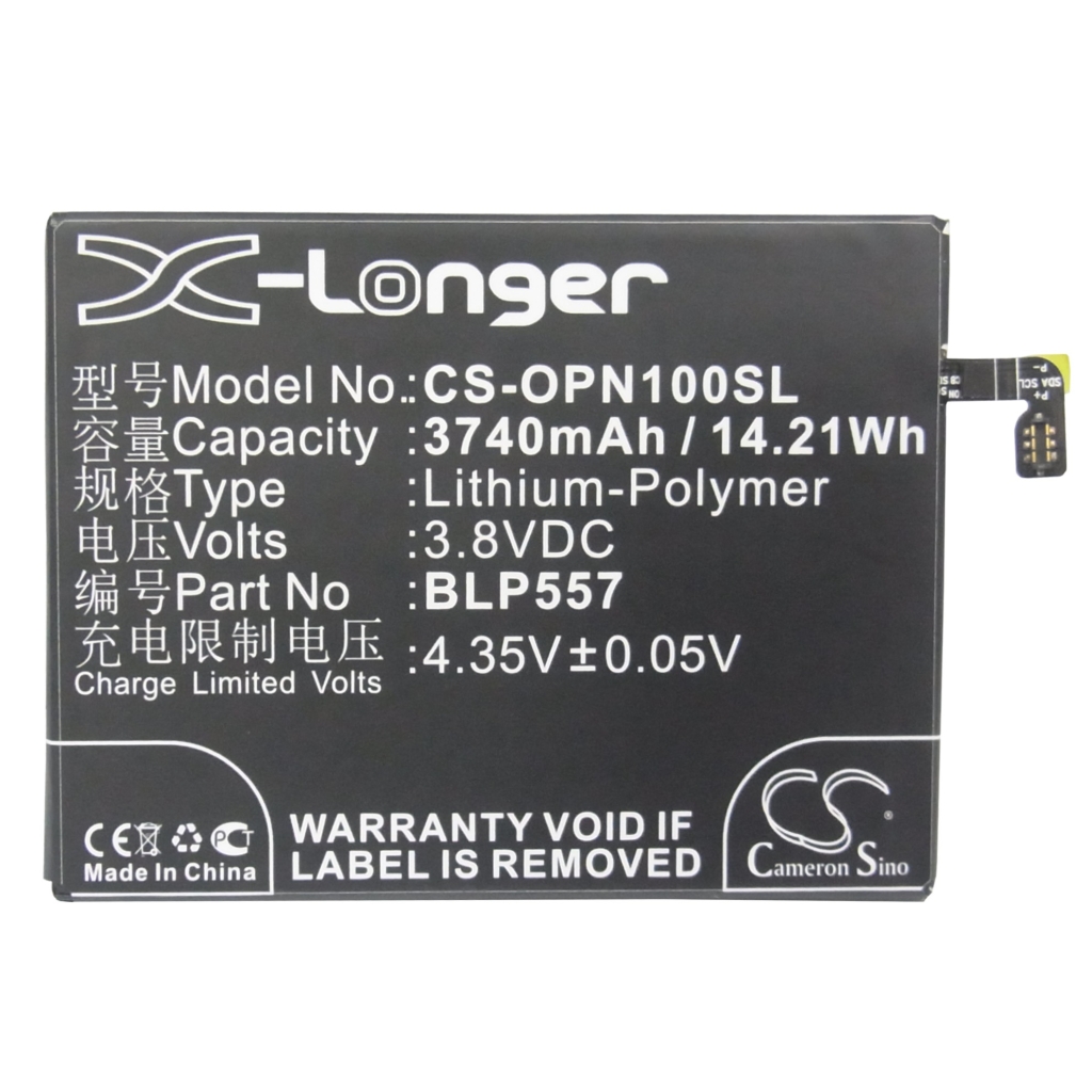 Yhteensopiva akun vaihto OPPO BLP557