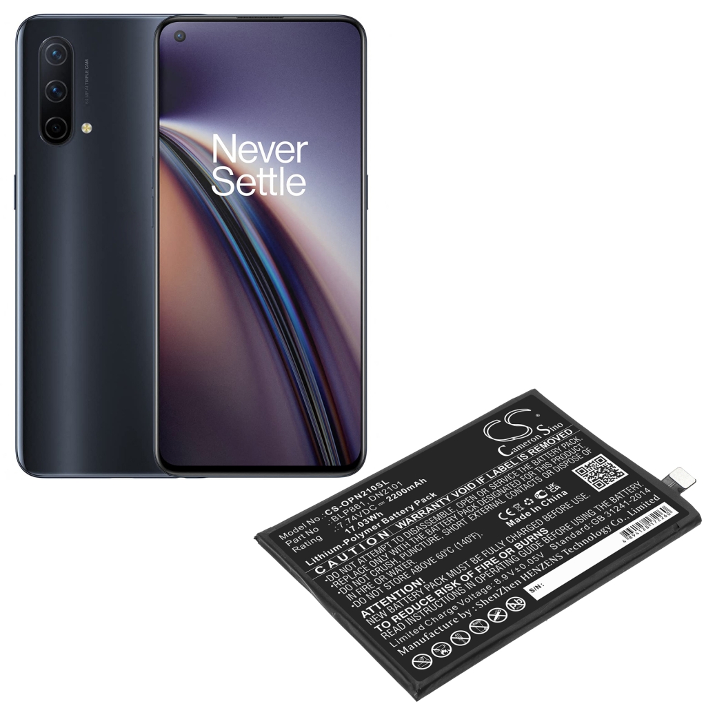 Yhteensopiva akun vaihto Oneplus BLP861,DN2101