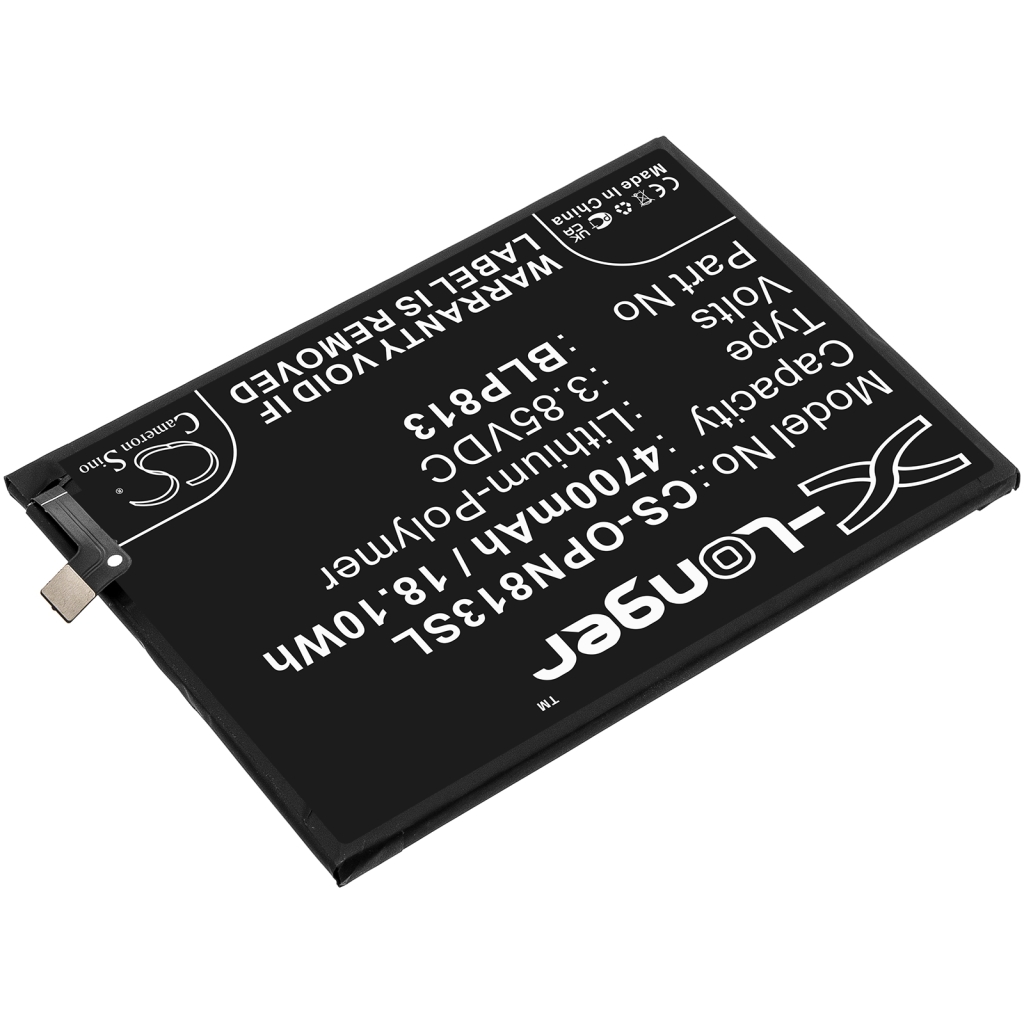 Yhteensopiva akun vaihto Oneplus BLP813
