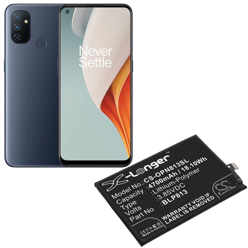 Yhteensopiva akun vaihto Oneplus BLP813