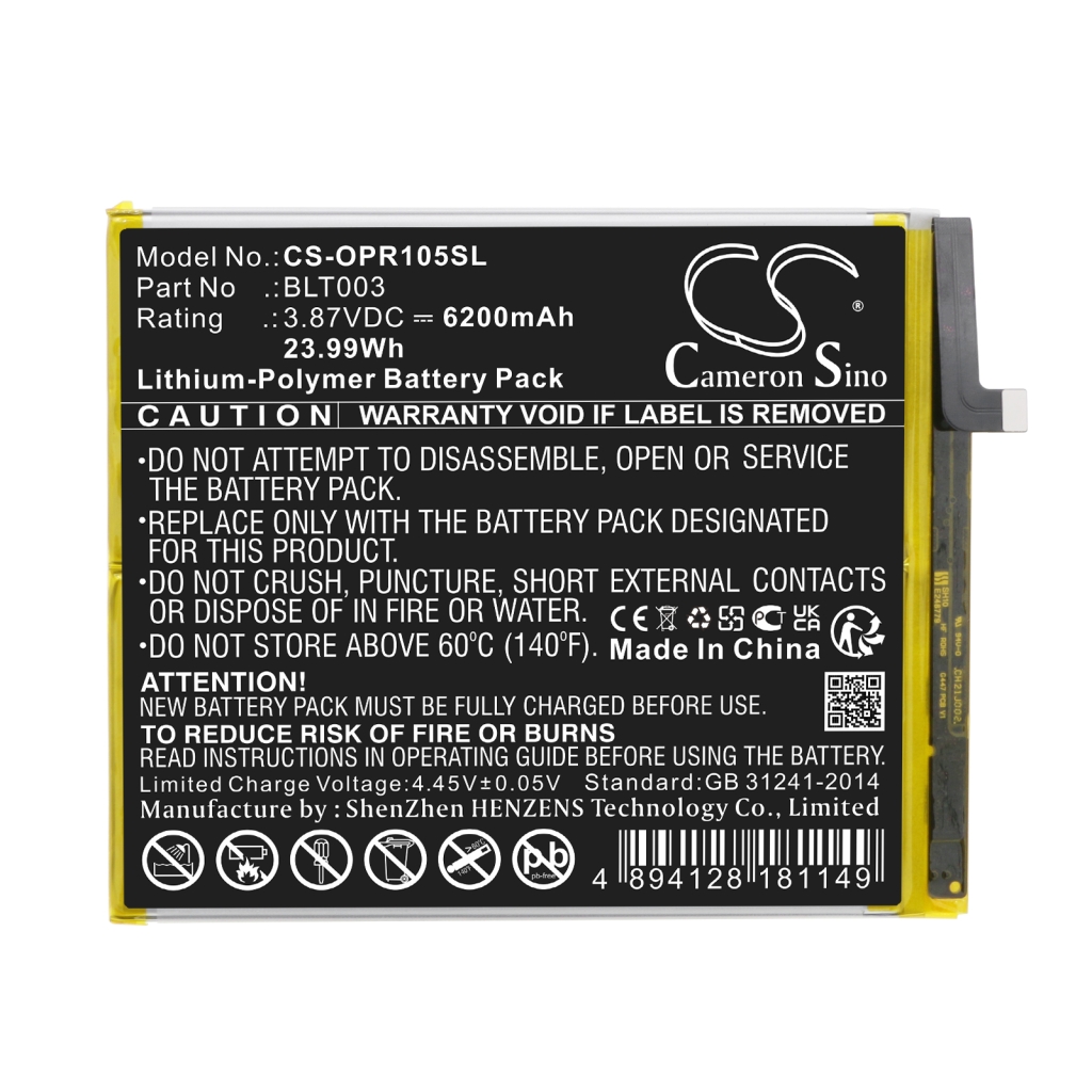 Akut Tabletin akku CS-OPR105SL