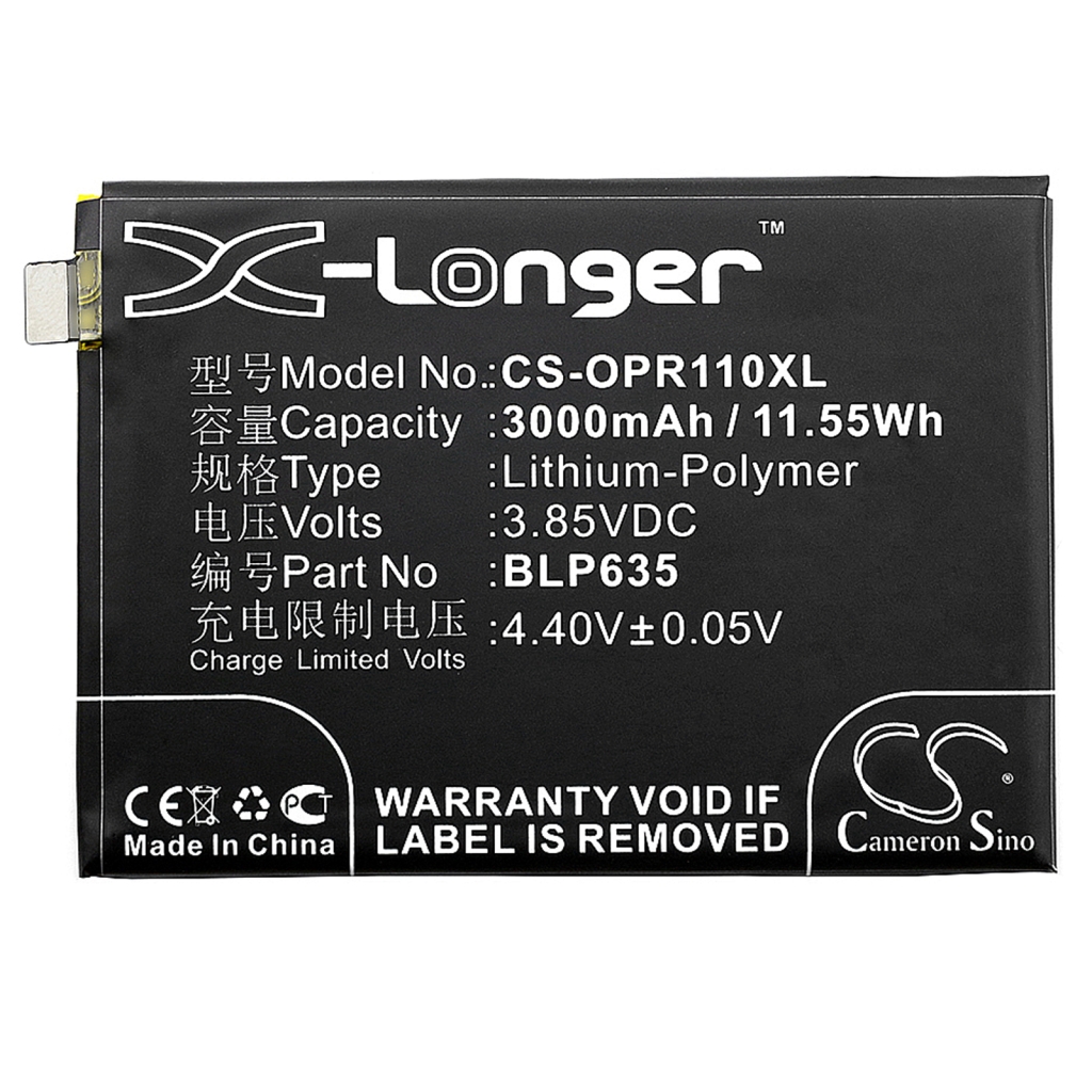Matkapuhelimen akku OPPO R11 (CS-OPR110XL)
