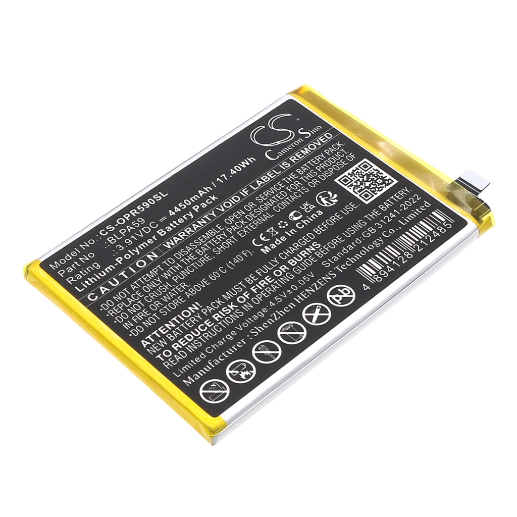 Matkapuhelimen akku OPPO Reno12 (CS-OPR590SL)