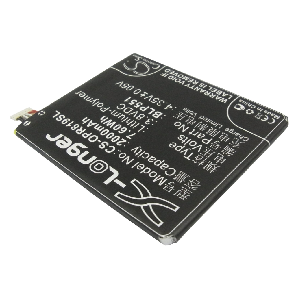 Akku yhteensopiva OPPO CS-OPR819SL