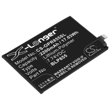 Yhteensopiva akun vaihto OPPO BLP855