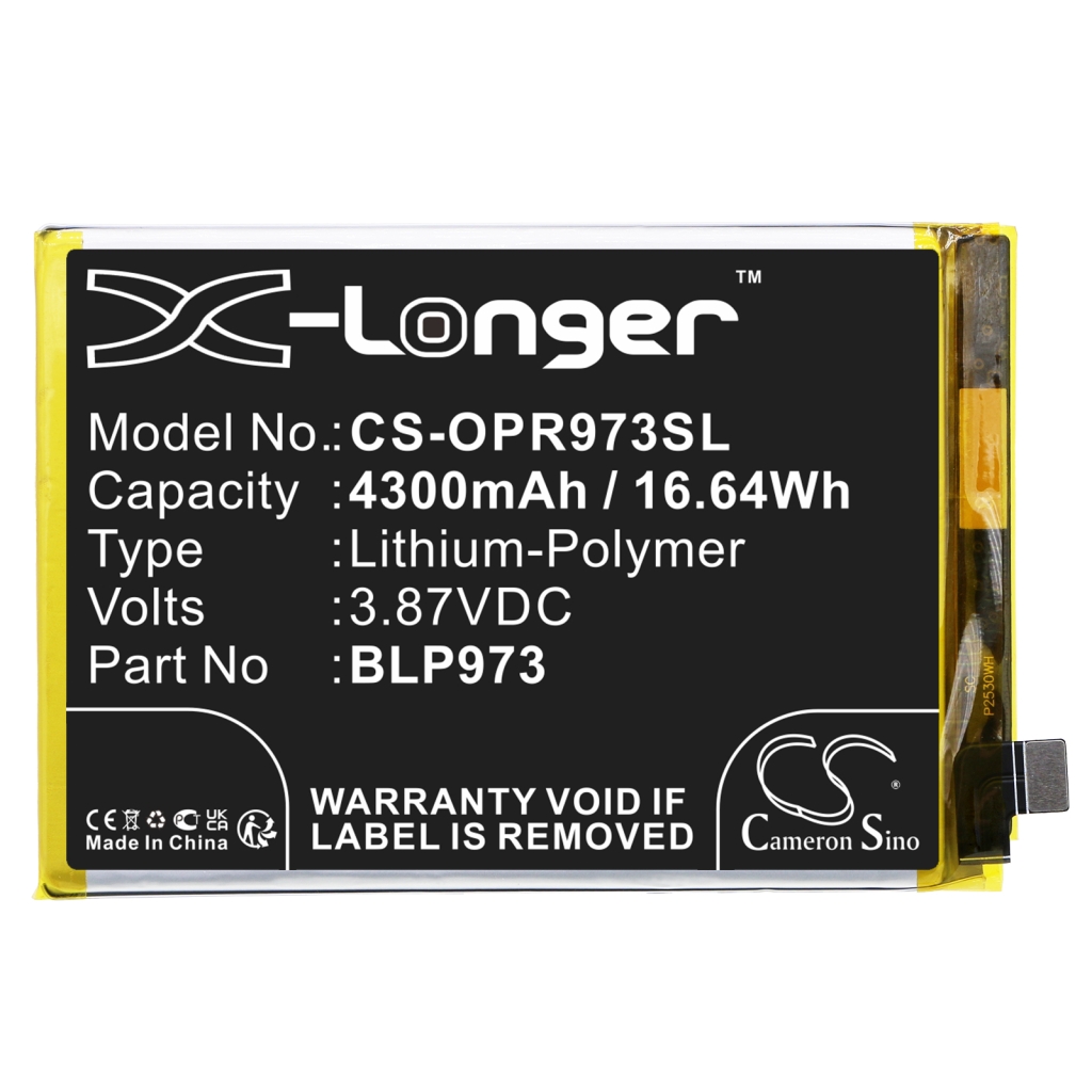 Yhteensopiva akun vaihto OPPO BLP973