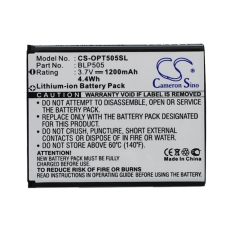 Yhteensopiva akun vaihto OPPO BLP505