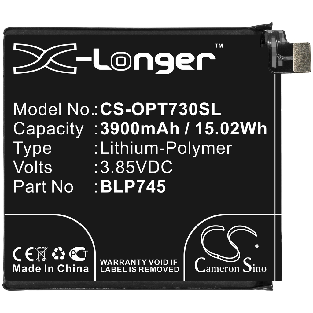 Yhteensopiva akun vaihto Oneplus BLP745