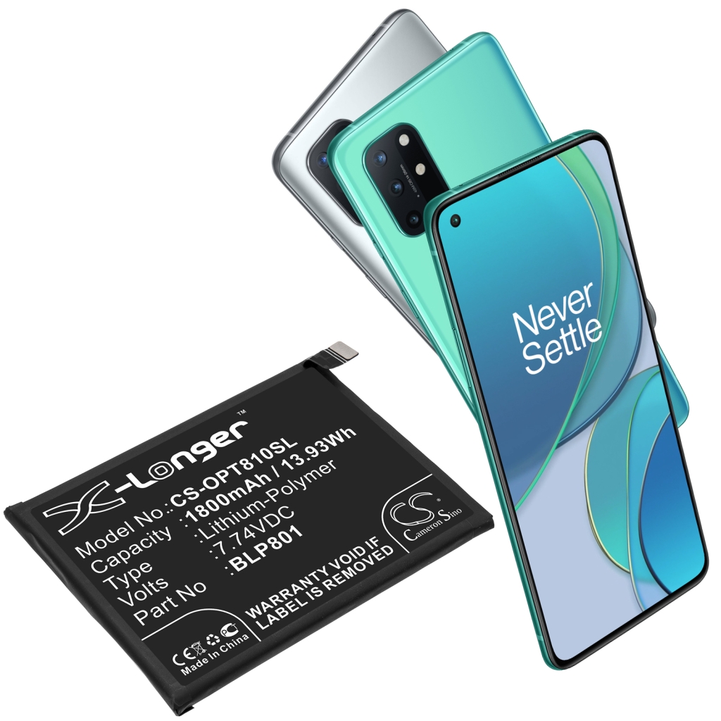 Yhteensopiva akun vaihto Oneplus BLP801