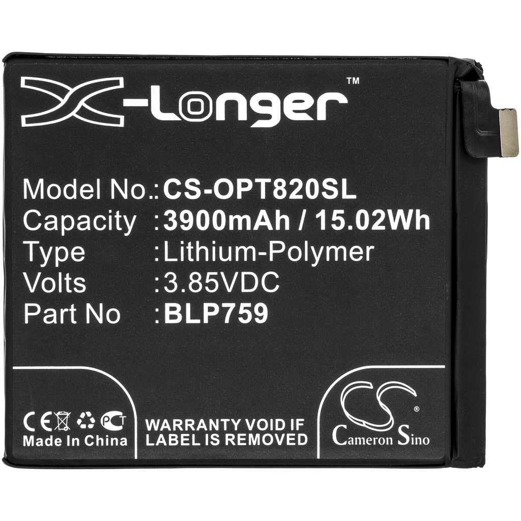 Yhteensopiva akun vaihto Oneplus BLP759