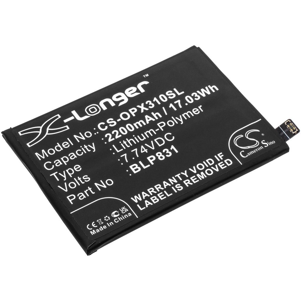 Yhteensopiva akun vaihto OPPO BLP831
