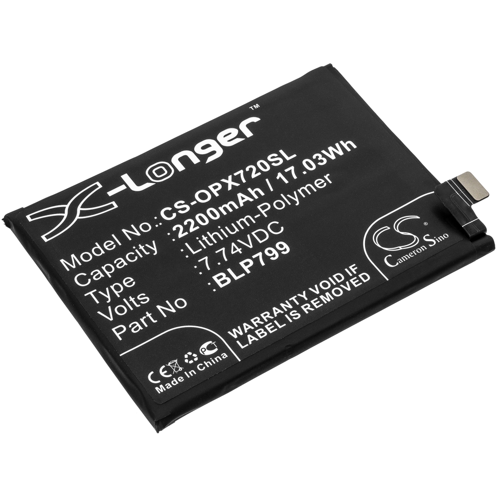Yhteensopiva akun vaihto OPPO BLP799