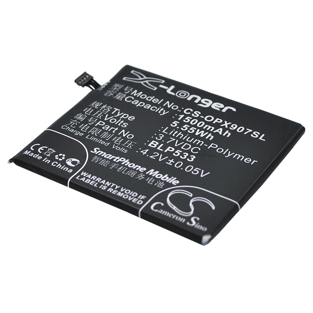 Yhteensopiva akun vaihto OPPO BLP533
